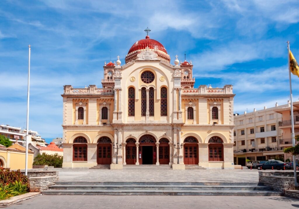 Elegant exterior of Agios Minas Cathedral