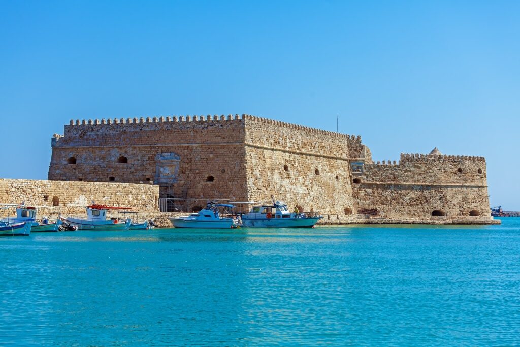 View of Koules Fortress from the water