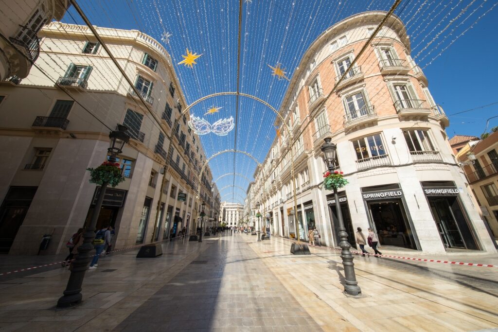 Calle Larios, one of the best things to do in Malaga