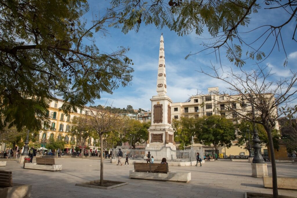 Plaza de la Merced, one of the best things to do in Malaga