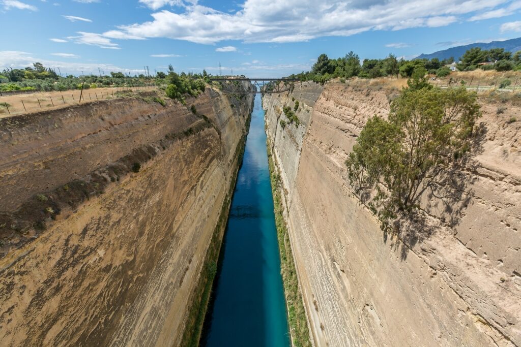 Corinth Canal, one of the best things to do in Nafplio