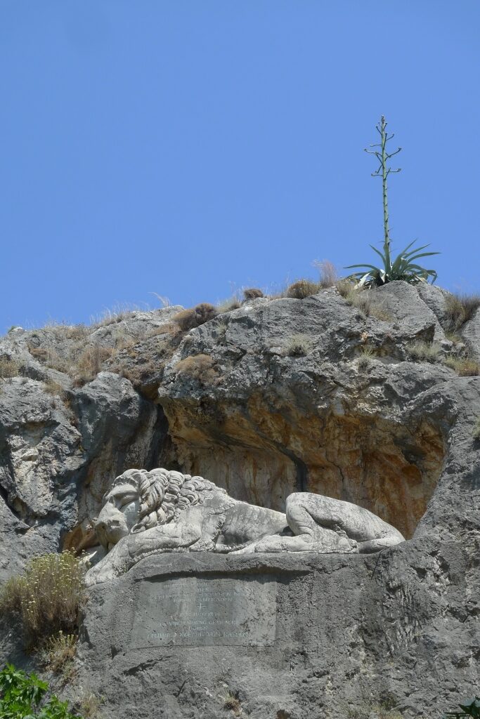 Historic Lion of Bavaria in Nafplio