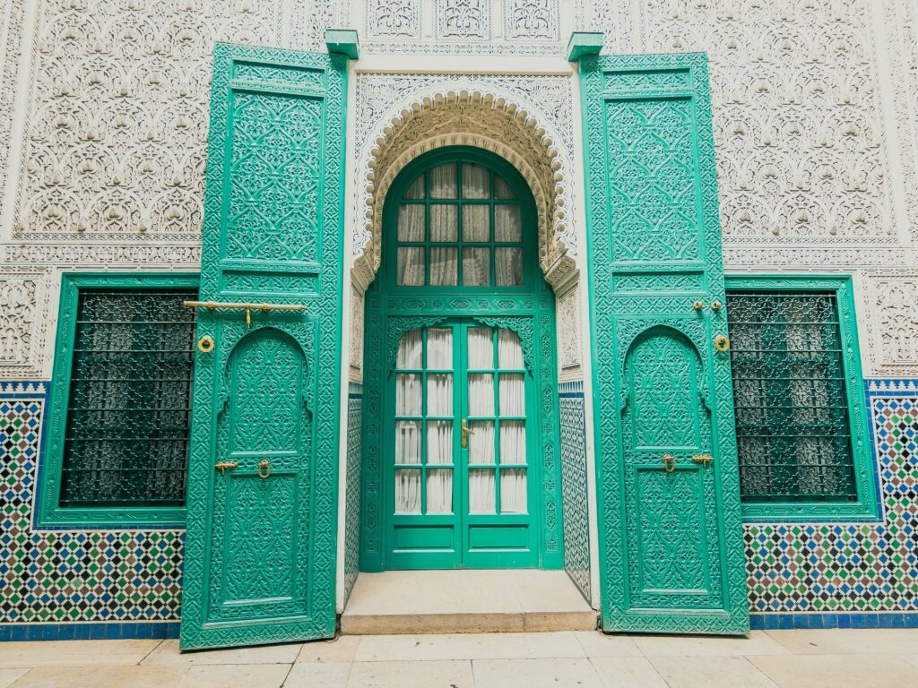 Beautiful facade of Mahkama du Pacha