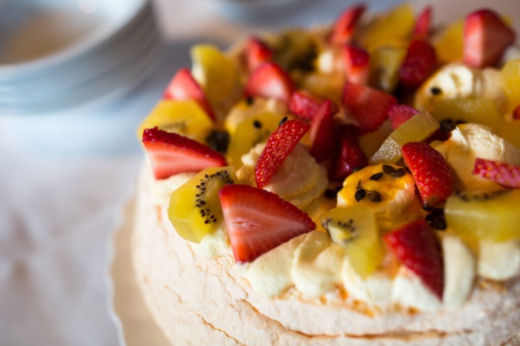 New Zealand food - pavlova