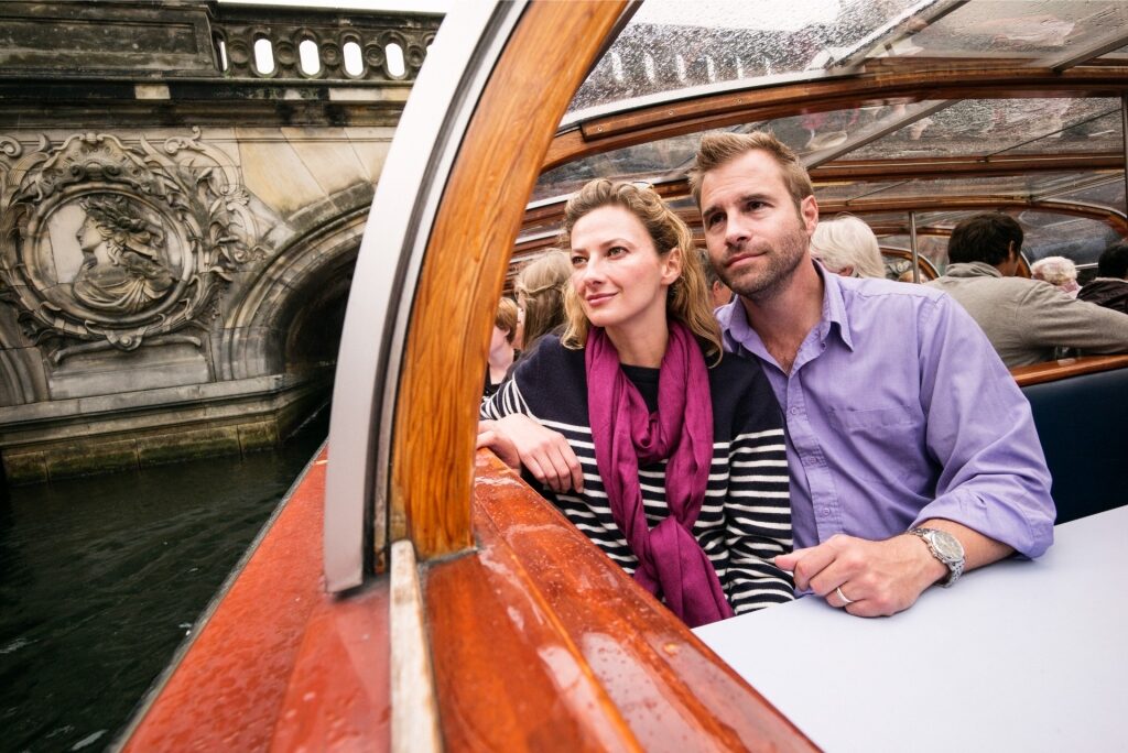 Canal cruise, one of the best things to do in Copenhagen at night