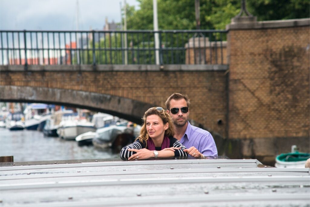 Canal cruise, one of the best things to do in Copenhagen at night