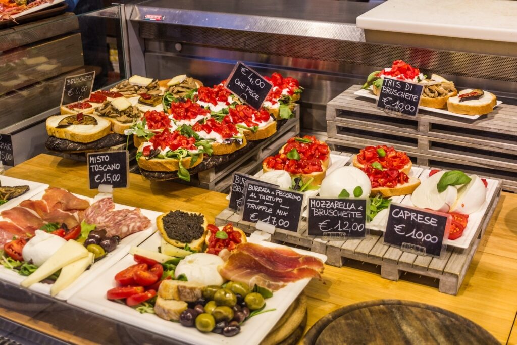 Mercato Centrale, one of the best things to do in Florence at night