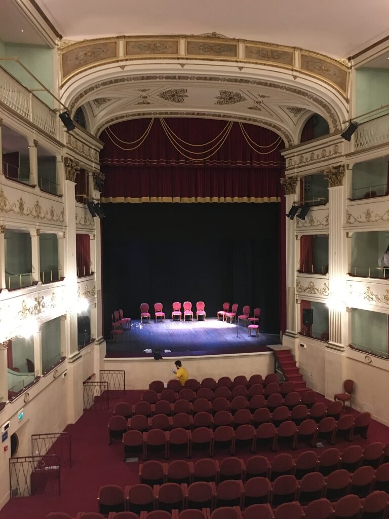 View inside Teatro Niccolini 