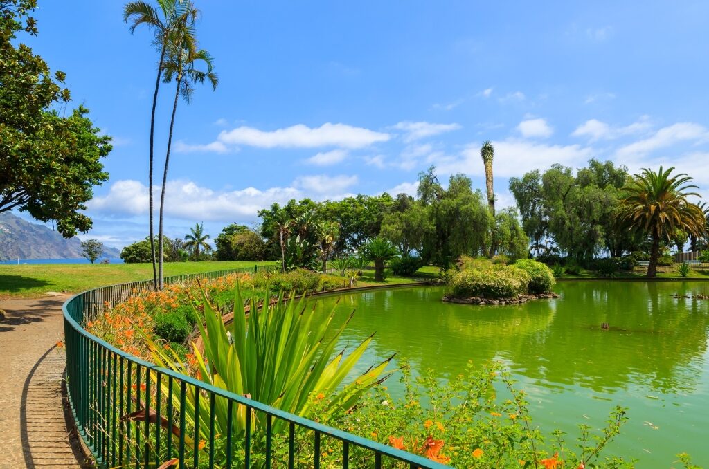 Lush landscape of Santa Catarina Park