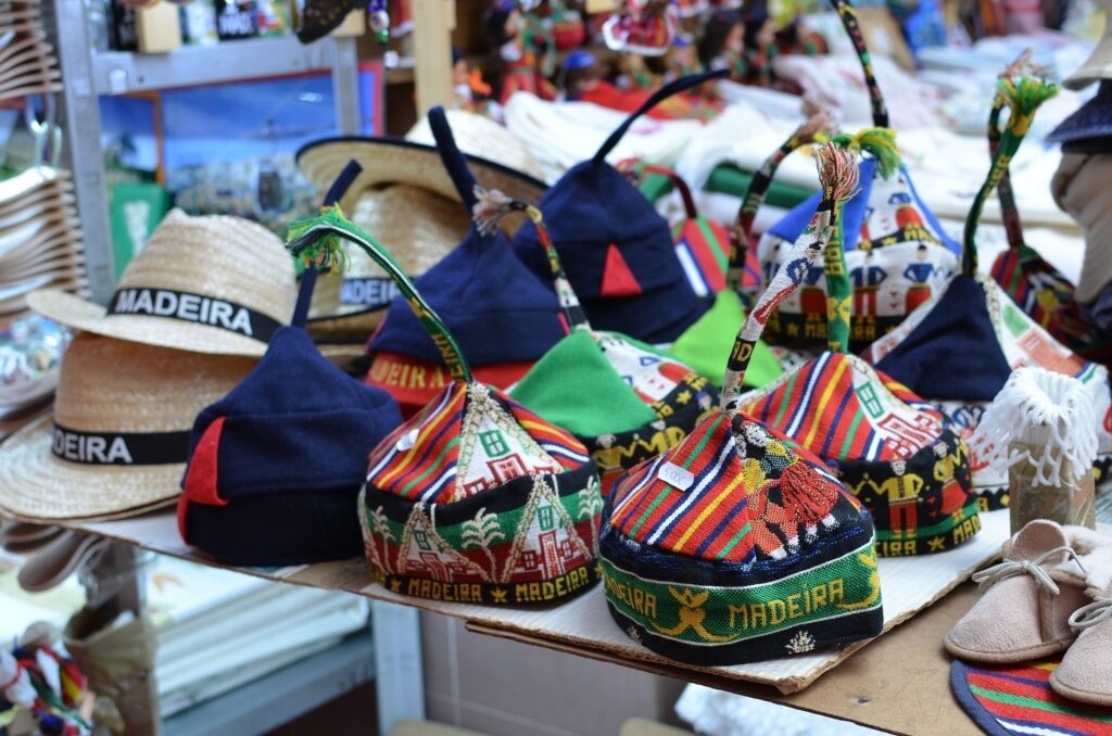 Traditional hats in Madeira