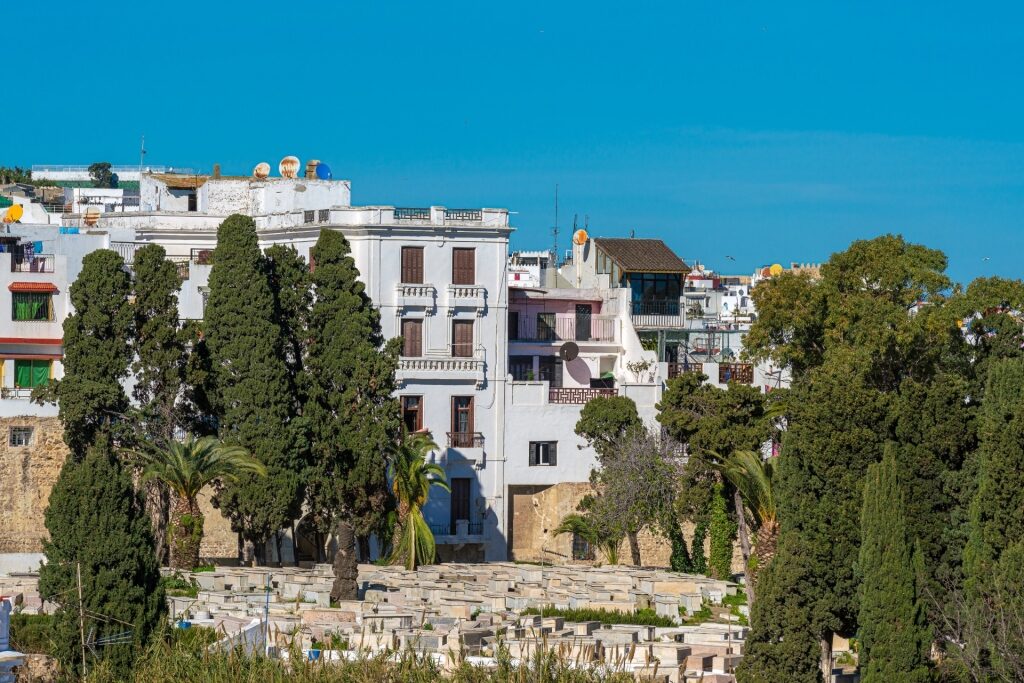 View of the Jewish Quarter of Tangier