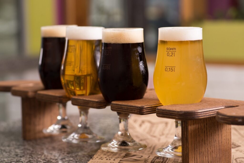 Beer tasting in Belgium