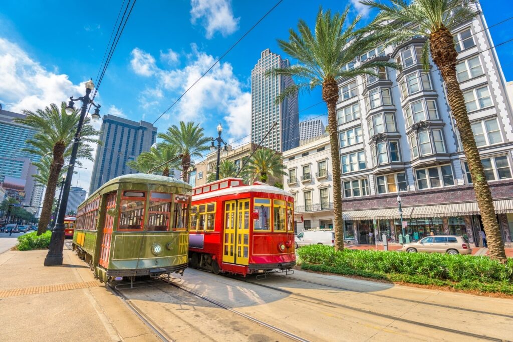 Street view of New Orleans