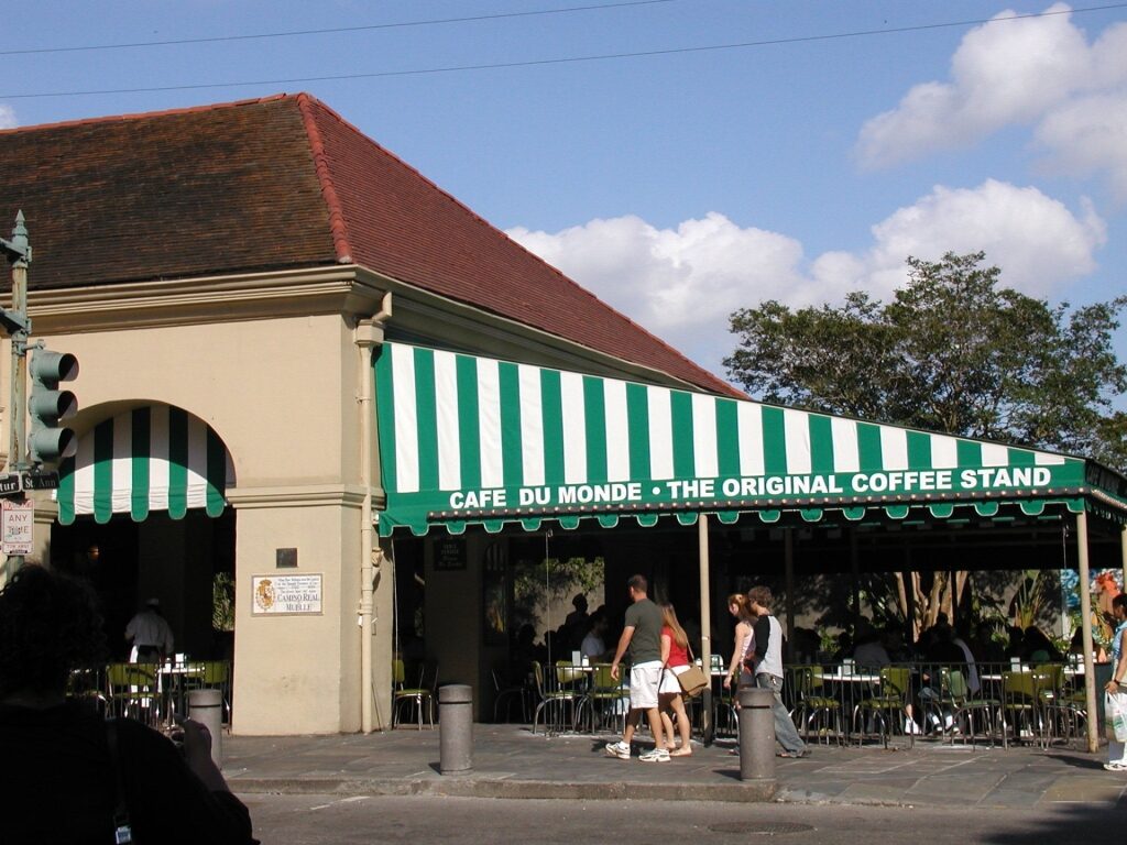 Street view of Café du Monde