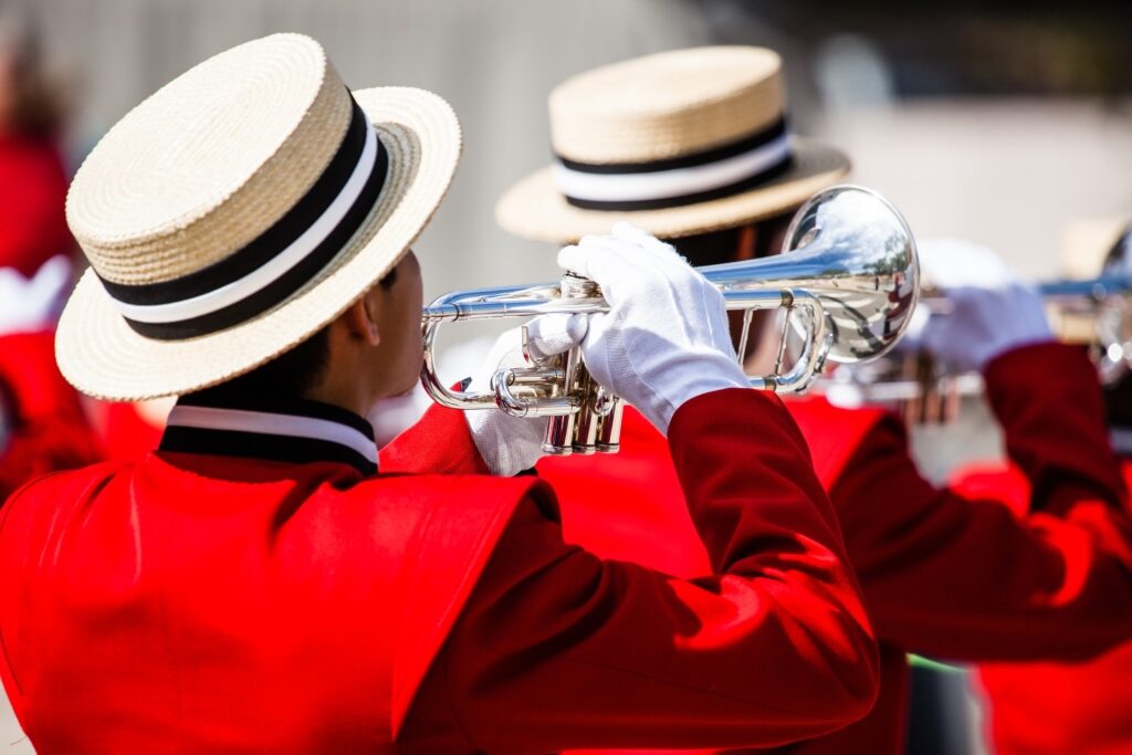 Brass band in New Orleans