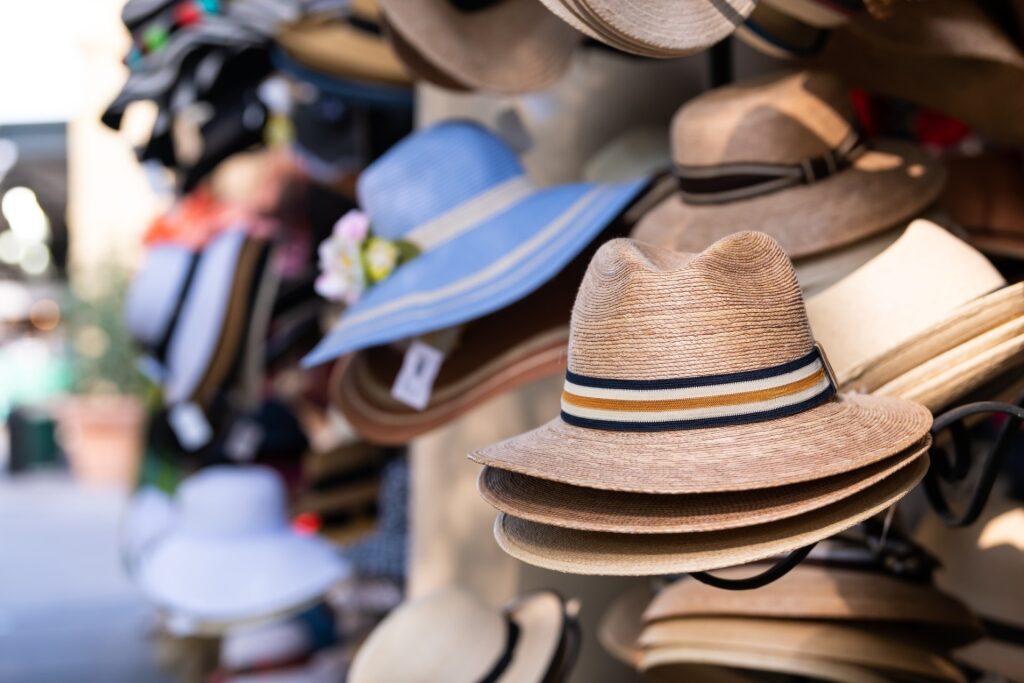 Hats at the French Market