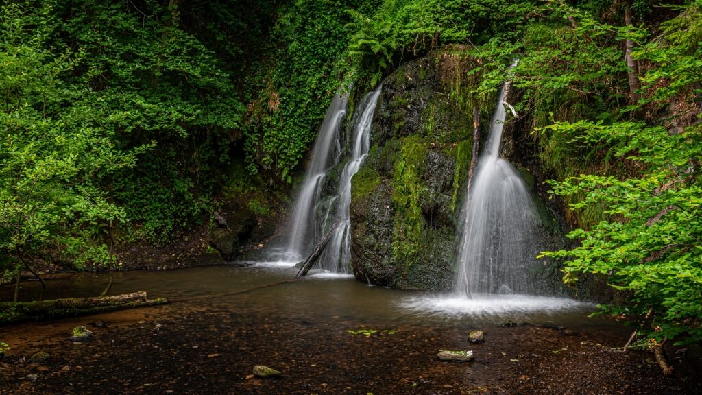 Waterfalls in Fairy Glen