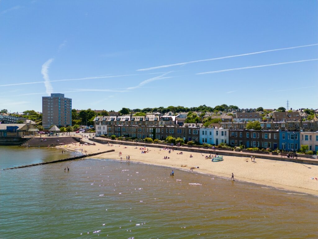 Portobello Beach, Edinburgh, one of the best beaches in Scotland