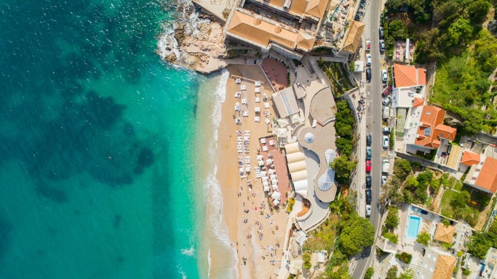 Banje Beach, Dubrovnik, one of the best beaches in Croatia