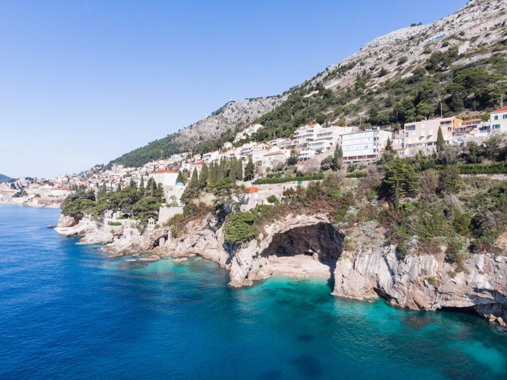 Hidden gem of Betina Cave Beach, Dubrovnik