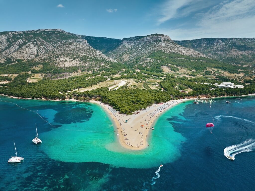 Zlatni Rat, Brač Island, one of the best beaches in Croatia