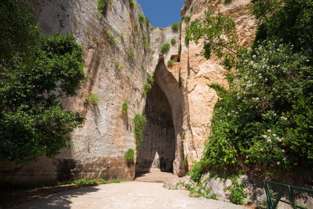 Historic site of the Ear of Dionysus, Syracuse