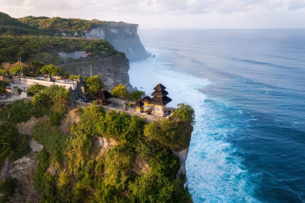 Scenic landscape of Uluwatu in Bali, Indonesia