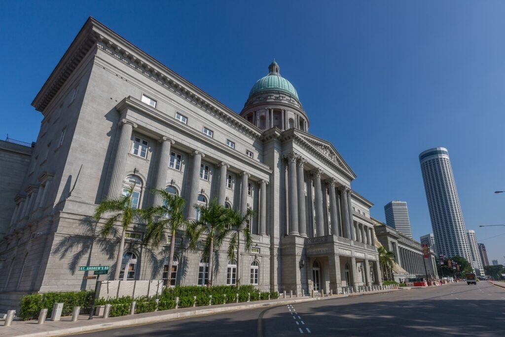 Exterior of the National Gallery Singapore