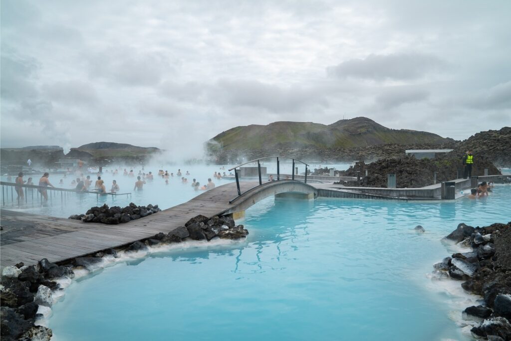 Unique landscape of Blue Lagoon, Iceland