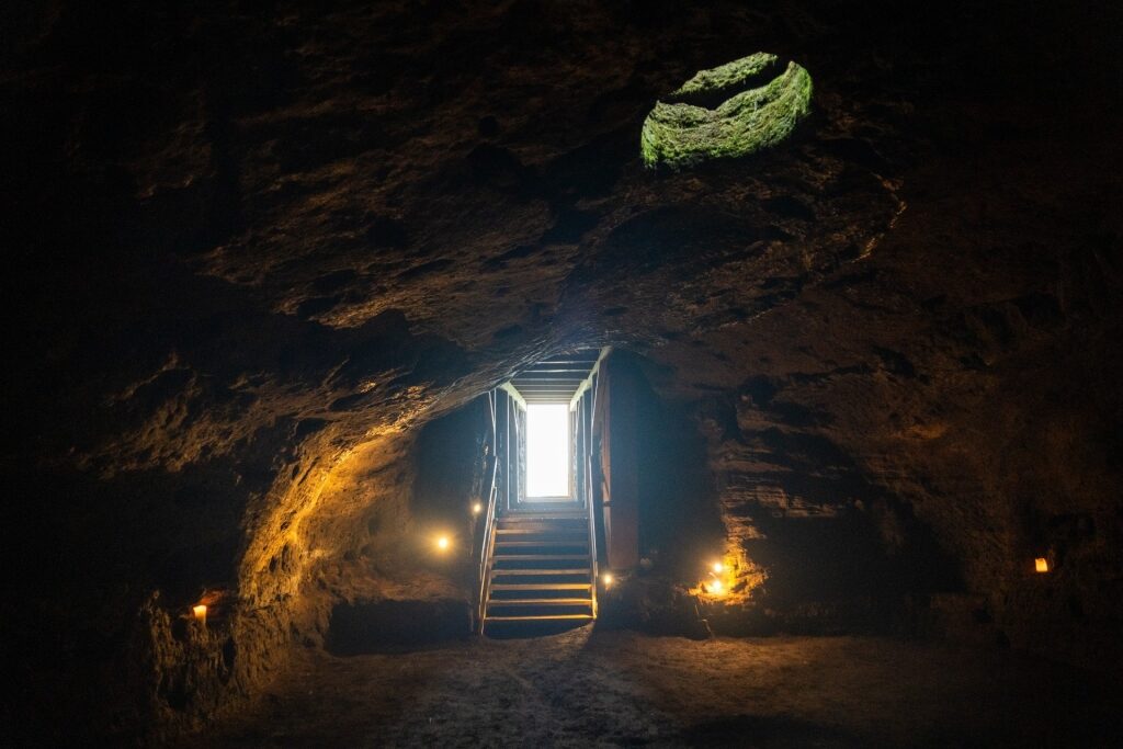 View inside Caves of Hella