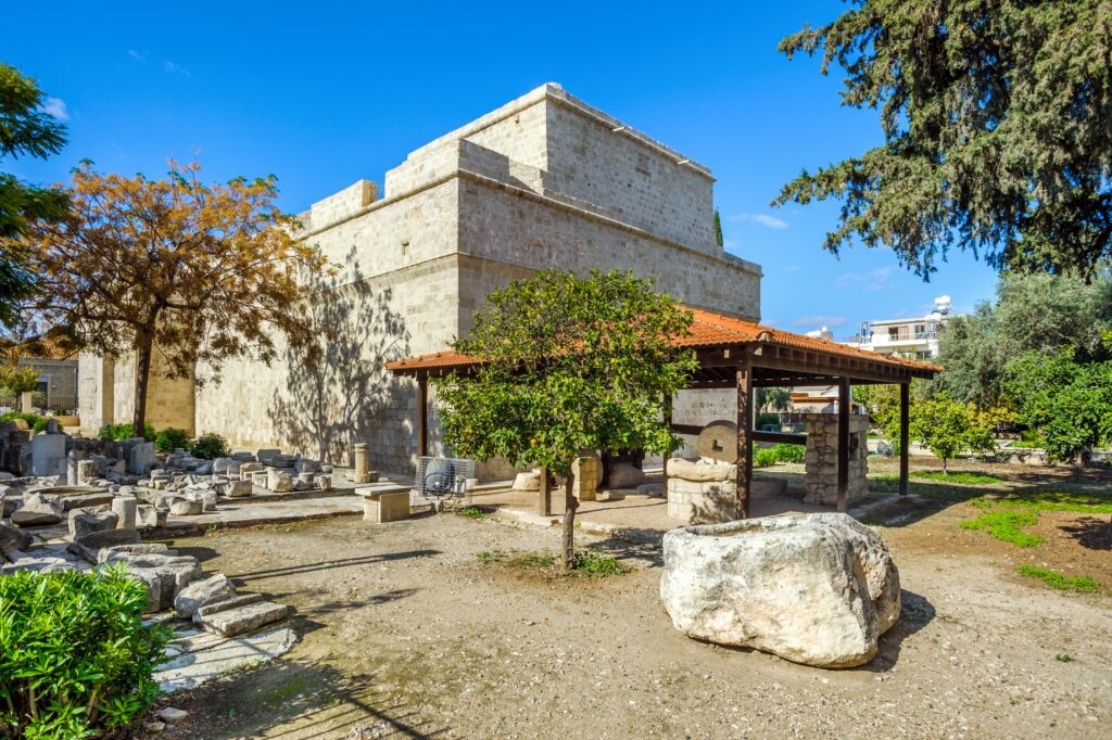 Street view of the Old Town of Limassol, Cyprus