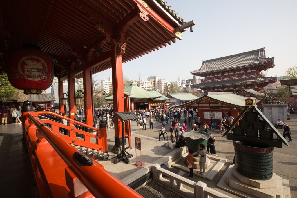 Senso-ji Temple, Tokyo, one of the best places to visit in Japan for first timers