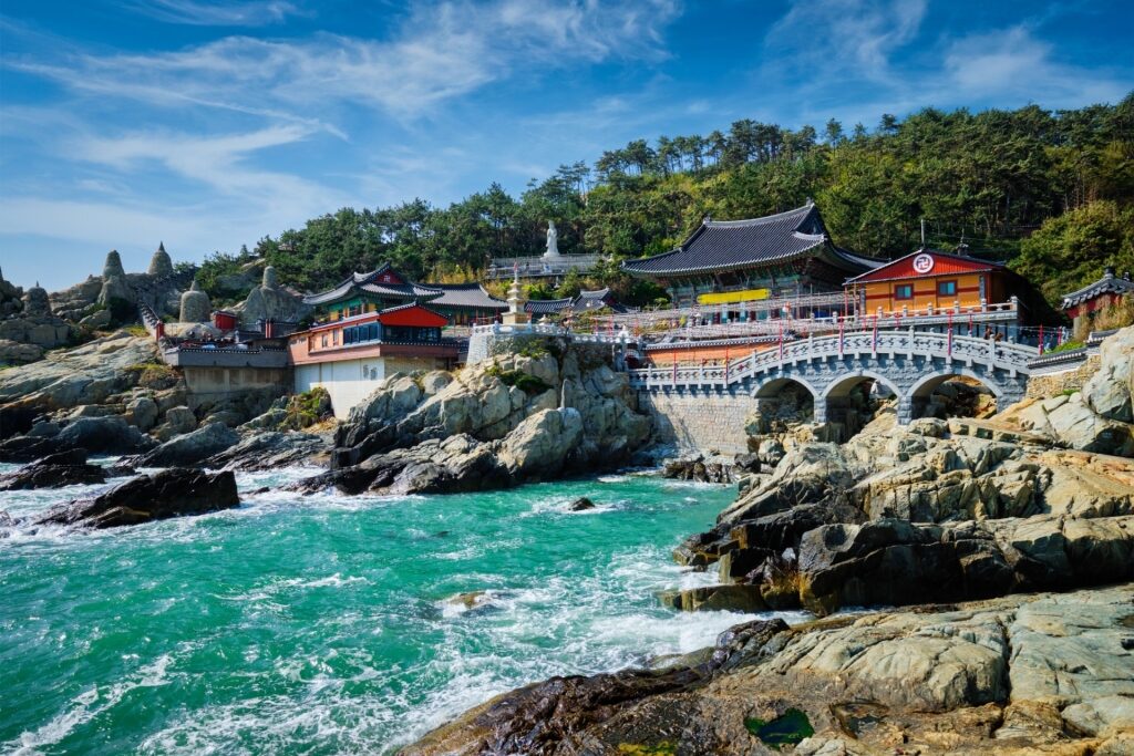 Beautiful waterfront of Busan, South Korea