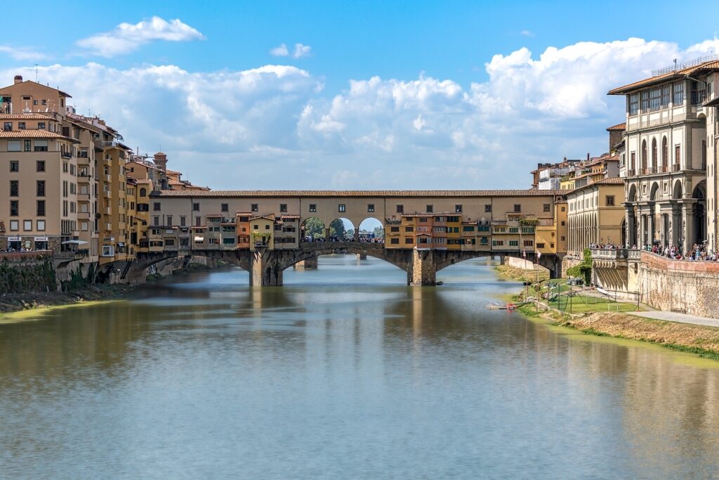 Scenic landscape of Ponte Vecchio