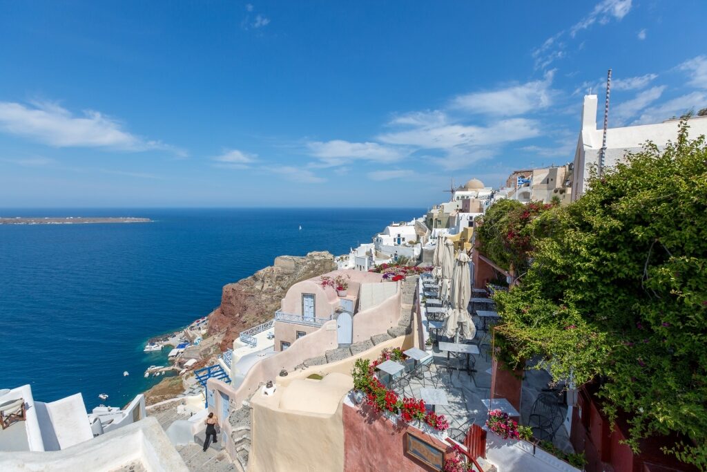 Santorini, one of the best places to visit in spring