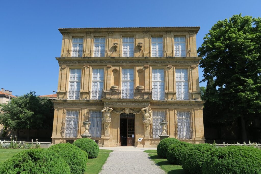 Opulent exterior of Pavillon de Vendôme