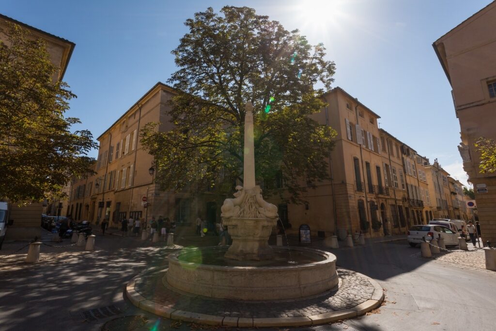 Place des Quatre-Dauphins, one of the best things to do in Aix en Provence