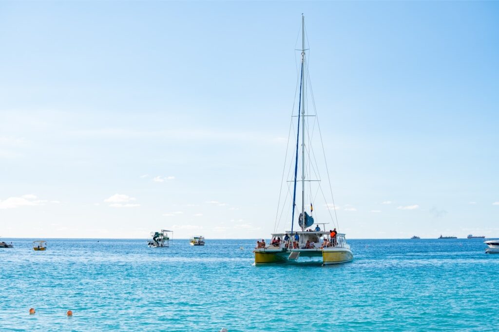 Catamarans in Barbados