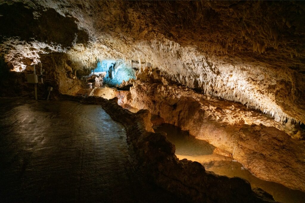 View inside Harrison’s Cave