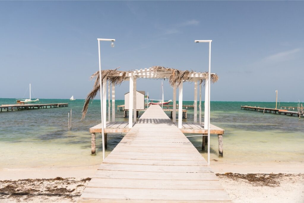 Beach in Caye Caulker, Belize