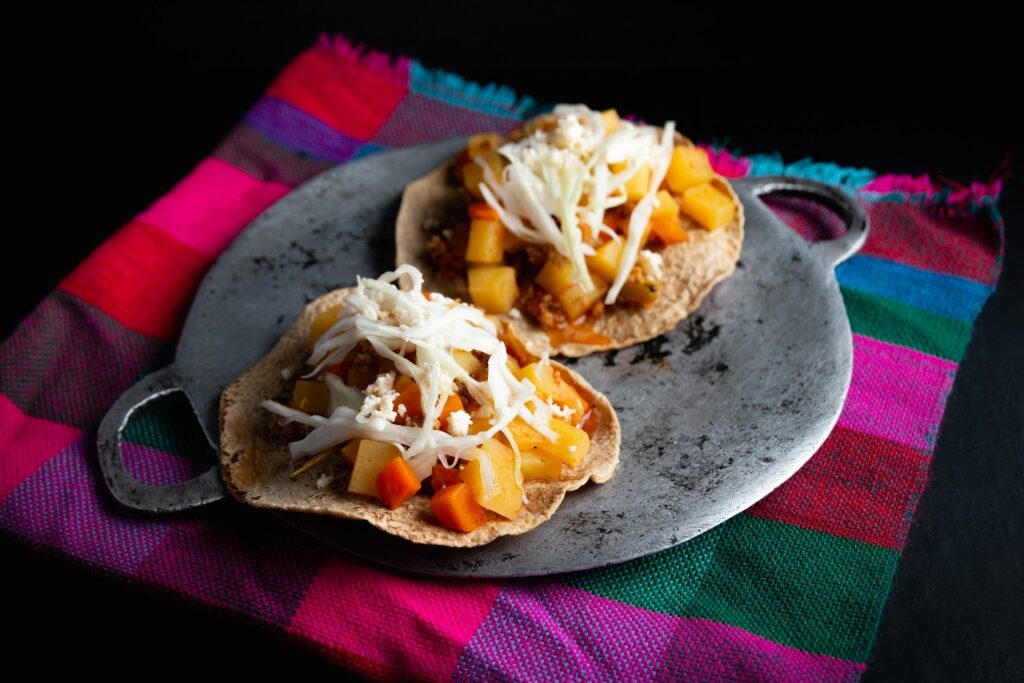 Honduran food - enchiladas