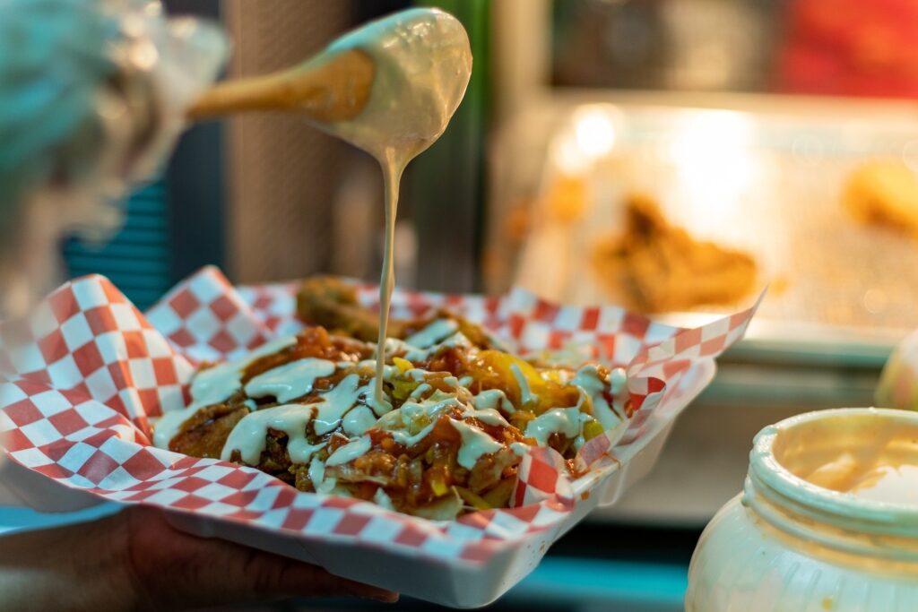 Savory pollo chuco in Honduras