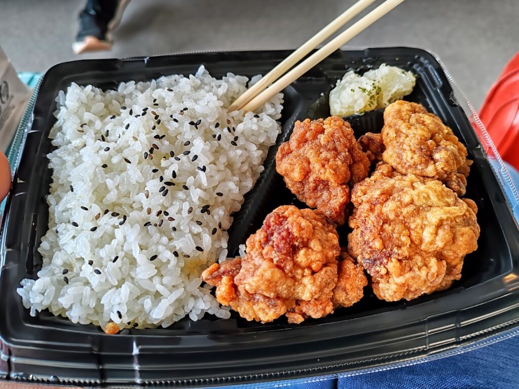 Food at a konbini in Japan