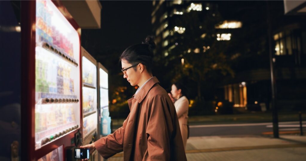 Vending machine in Tokyo