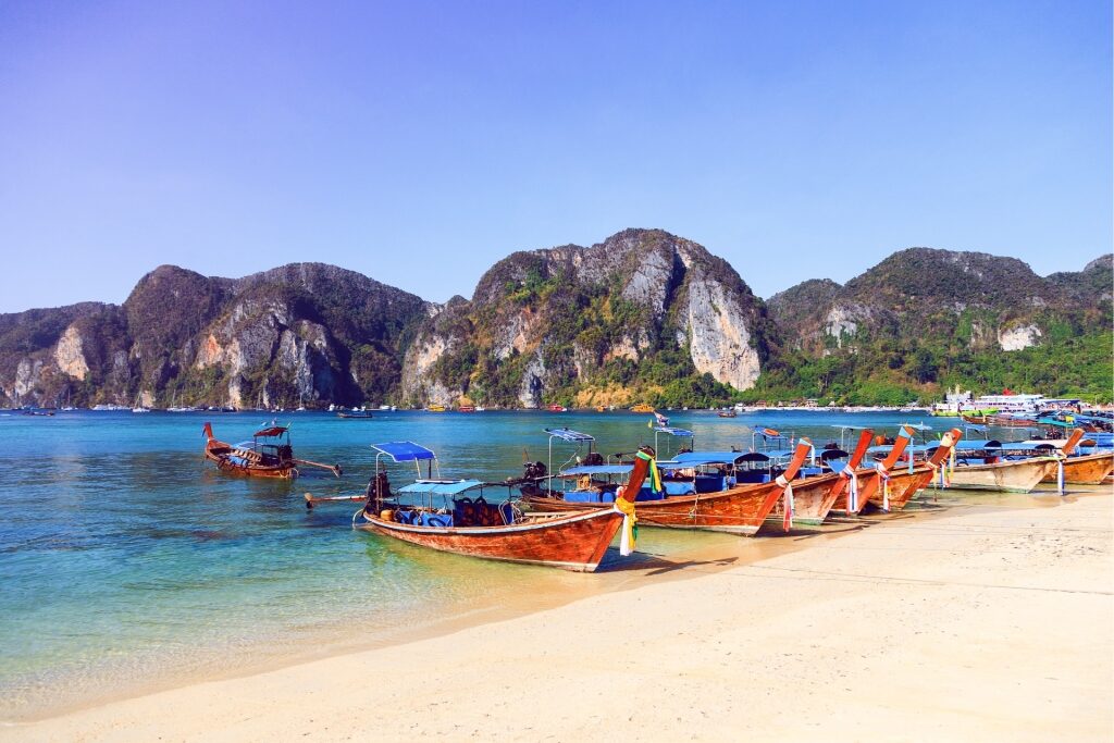 Scenic landscape of Phi Phi Islands, Thailand