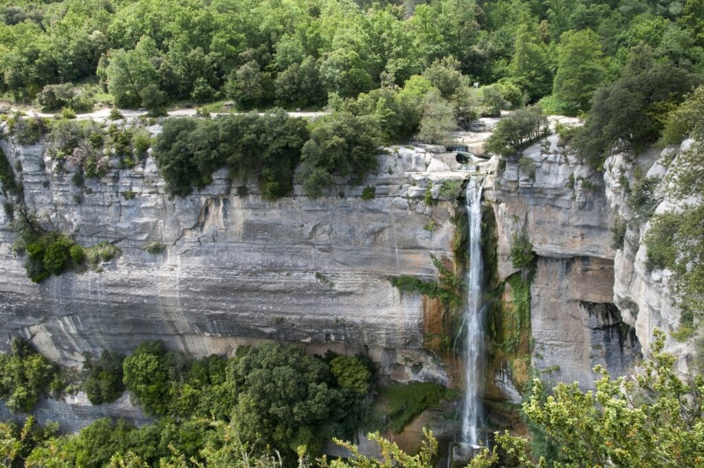 Beautiful landscape of Salto de Sallent, Catalonia