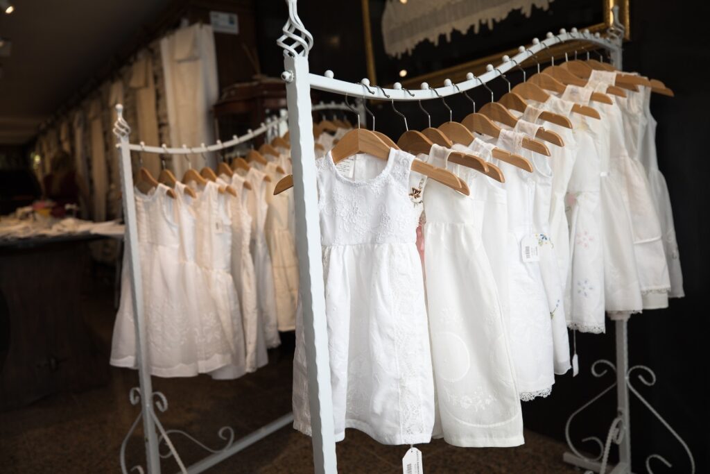 Burano lace dresses