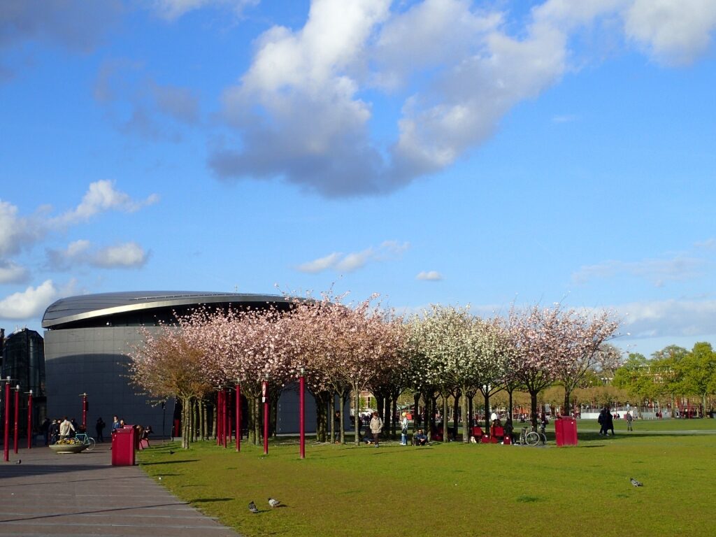 Exterior of the iconic Van Gogh Museum