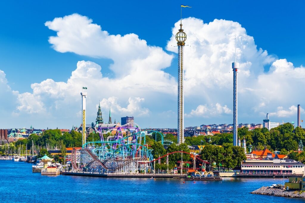 Pretty waterfront of Djurgården