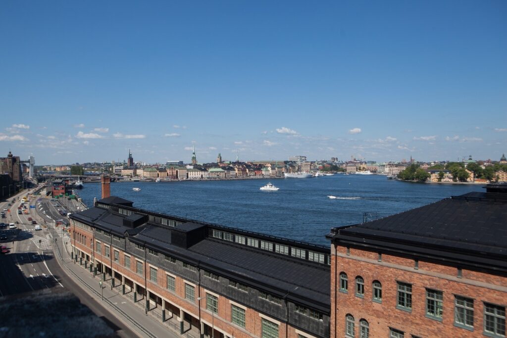 Aerial view of Fotografiska Museum